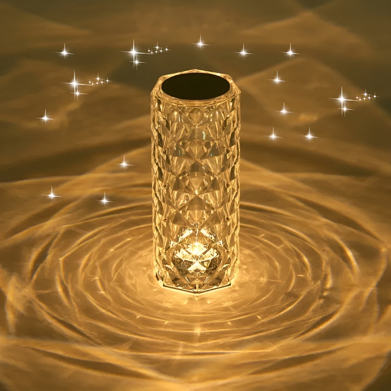 Led Diamond Touch Lamp With Remote