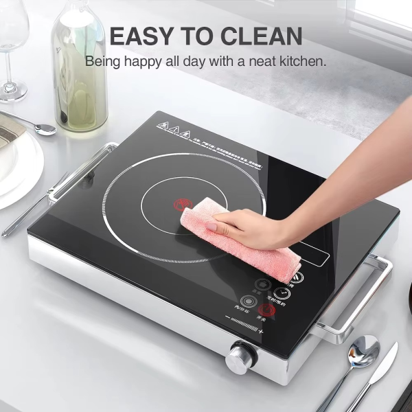 Energy-efficient Countertop Burner For Home, Kitchen, And Outdoor Use